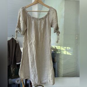 Meo Meli soft natural linen dress